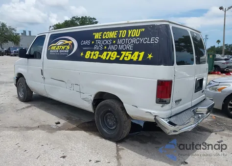 2008 Ford E-150 Commercial/Recreational из США, поврежденный, VIN 1FTNE14WX8DA43101